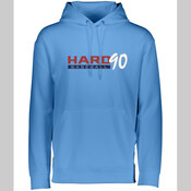 Hard 90 Columbia Blue Dri Fit Hoodie